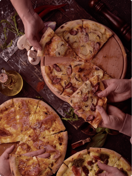pizzas